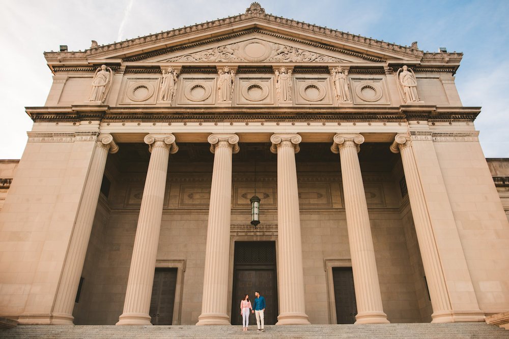 Downtown Chicago Engagement Photos - Museum of Science and Industry Session - Elizabeth and Dan -01.jpg