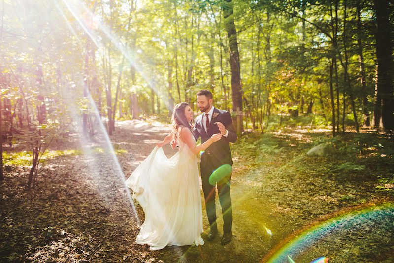 ELIZABETH + DANIEL | CAMP STYLE WEDDING IN THE WOODS - 